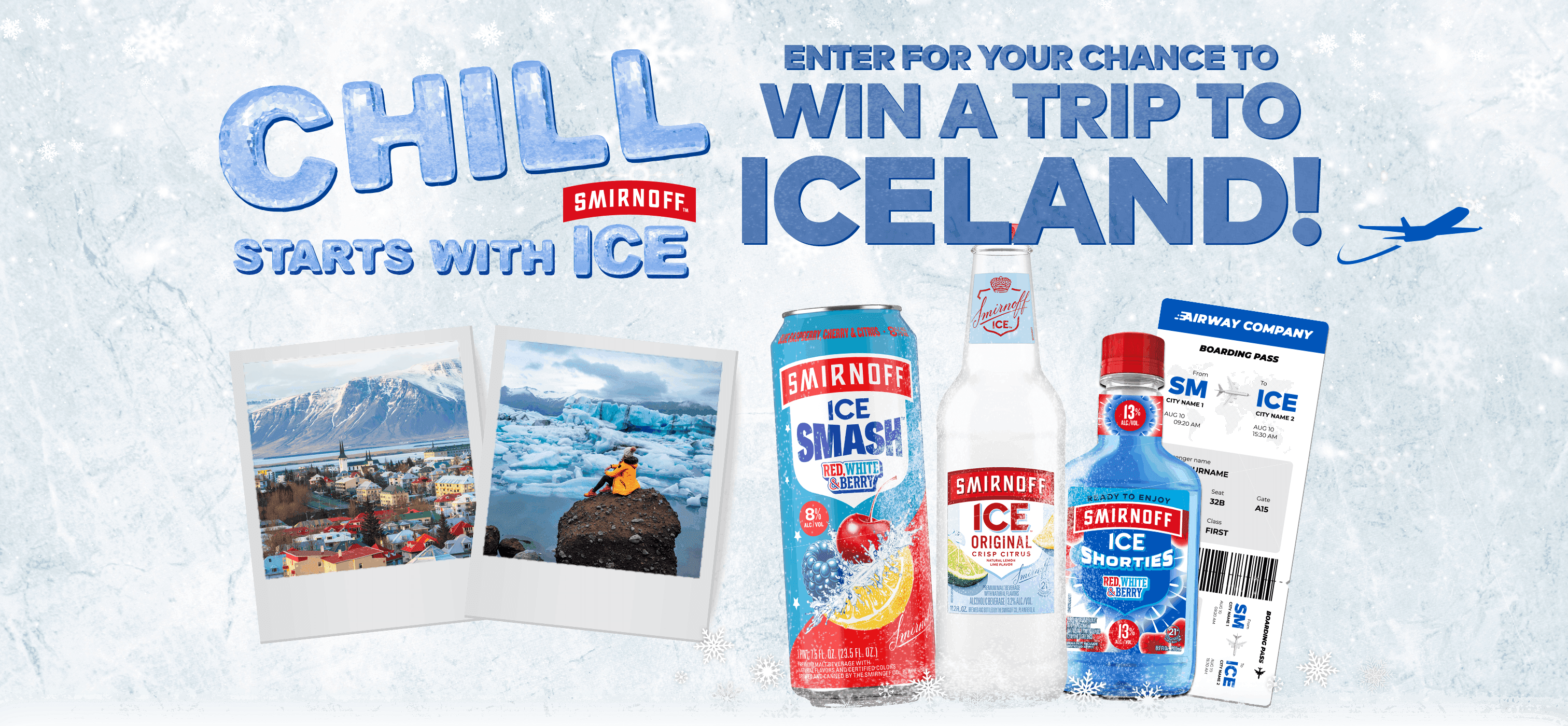 SMIRNOFF ICE BREAK THE ICE SWEEPSTAKES